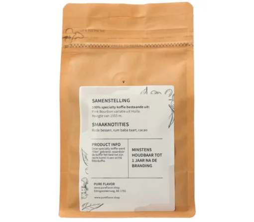 Andrès Guaca - Colombië Filter Koffie GEMALEN 250 g Flavor Shop Nr 501