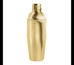 Cobbler shaker uit rvs goud 750ml