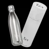 Drinkfles 500 ml Zilver - giftbox
