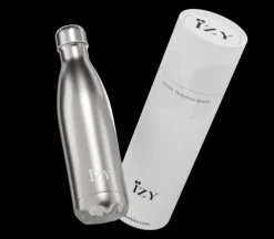 Drinkfles 500 ml Zilver - giftbox