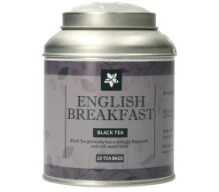 English Breakfast theebuiltjes in blik - 10 stuks