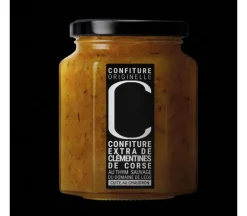 Fijne confituur van Corsicaanse clementines met wilde tijm 323 g