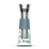 Glazen fles met filter 1,25 L - Eucalyptus - Giftbox