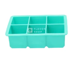 IJsblokjesvorm uit silicone kubus blauw 4.8x4.8x4.8cm