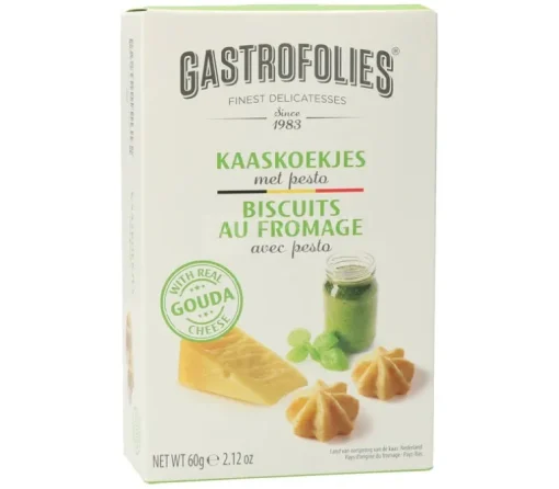 Kaaskoekjes met pesto 60 g