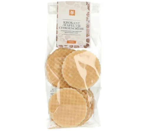 Krokant wafeltje met citroencrème 125 g