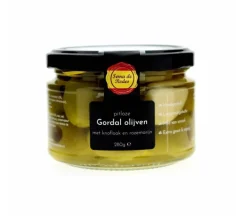 Olijven Gordal met knoflook en rozemarijn 280 g*
