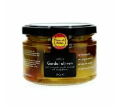 Olijven Gordal met zongedroogde tomaten en kappertjes 280 g*