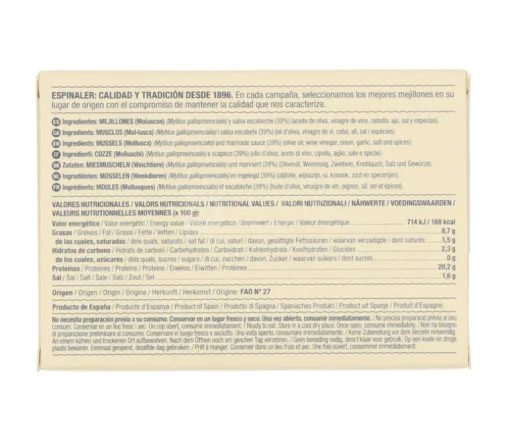 Premium Mosselen Escabeche 115 g*