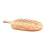 Serveerplank met handvat leaf uit acaciahout 40.5x19.7x1.5cm FSC ®