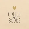 Servietten Coffee & Books 33x33 cm