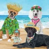 Servietten Dogs' Beach Party 33x33 cm