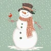 Servietten Mr. Snowman 33x33 cm