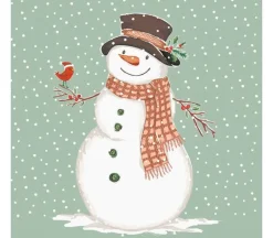 Servietten Mr. Snowman 33x33 cm