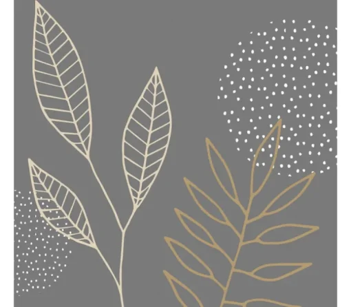 Servietten Pure Meadow antraciet 25 x 25 cm