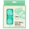 Silicone Ijsballenvorm Voor 4 Ijsballen, Groen, 6cm