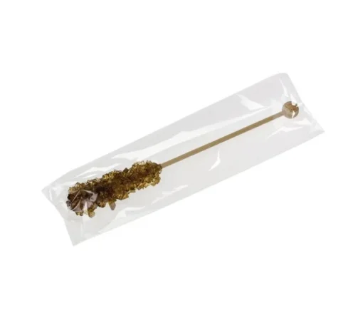 Suikerstick kandij bruin 17 cm