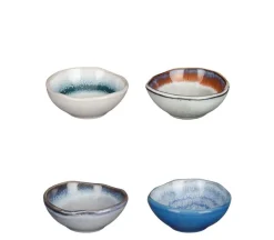 Tapas schaal keramiek Tanzi assorti 8,5 x 3,5 cm