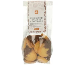 Zandkoekje Duo met chocolade 125 g