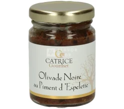 Zwarte Olijven Tapenade met Piment d'Espelette 80 g